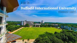 Daffodil International University 4K quotDIU permanent campusquot 4K view [upl. by Minton]