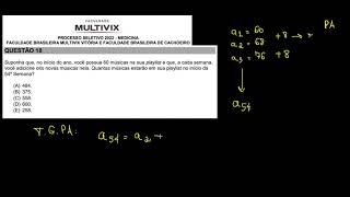 MED Multivix 2022  Questão 18  PA [upl. by Yadroc144]