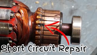 How To Find SparkingShort Circuit Ryobi Router Commutator [upl. by Petersen632]