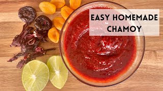 Homemade Thick Chamoy Sauce amp Candy [upl. by Enelie196]