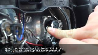 H7 amp H1  Lunex LED Headlight Bulbs installation  LC PHILIPS  Halogen Replacement [upl. by Hirst]