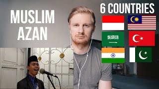 MUSLIM AZAN FROM SIX COUNTRIES [upl. by Salohcim]