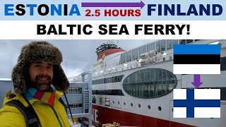 Ferry trip from TALLINN Estonia to HELSINKI Finland [upl. by Kirred582]