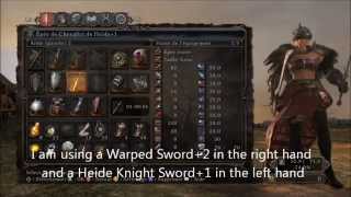 Dark Souls 2  Power Stance with Warped Sword [upl. by Casanova]