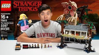 THE UPSIDE DOWN LEGO Stranger Things  Set 75810 Timelapse Build amp Review [upl. by Xel]