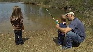 KIDS FISHING  A FEW TIPS amp TRICKS [upl. by Nauqyt]