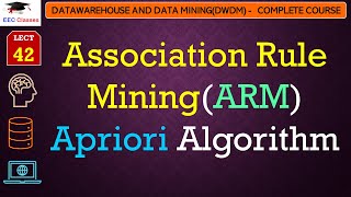 L42 Association Rule MiningARM  Apriori Algorithm  Example  Data Mining Lectures in Hindi [upl. by Haynes609]