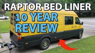 HONEST 10 Year Review of UPOL RAPTOR LINER Black Urethane SprayOn Truck Bed Liner Kit DIY [upl. by Arinay]