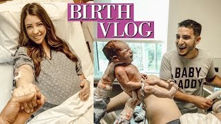 EMOTIONAL LIVE BIRTH VLOG  24 HOUR LABOR SUCCESSFUL VBAC [upl. by Misak]