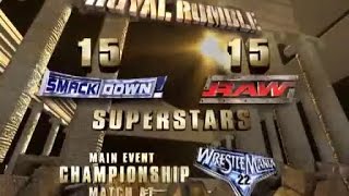 WWE ROYAL RUMBLE 2006 FULL MATCH [upl. by Leontine]