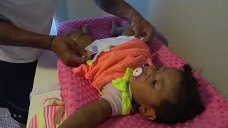 How to change a baby girl diaper [upl. by Kalasky]