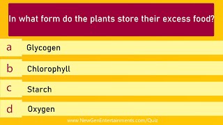 Botany Quiz  25 Questions and Answers for All Competitive Exams  General Science MCQ  Biology 🌵☘ [upl. by Eibloc454]