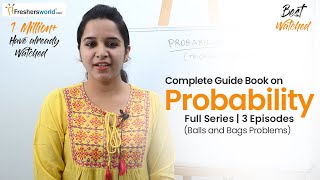 Aptitude Made Easy Probability Full Series  Learn maths StayHome [upl. by Annahpos]