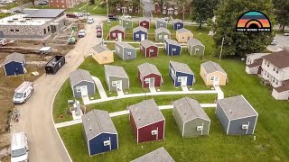 This Tiny Home Community Gives Homeless Veterans A Chance  Working To End Veteran Homelessness [upl. by Carlisle40]