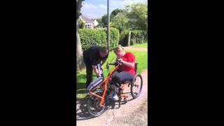 Clark amp Partners Quickie Attitude Handbike Demo [upl. by Xonnel]