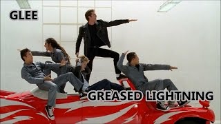 GleeGreased Lightning LyricsLetra [upl. by Ojibbob]