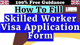 Skilled Worker Visa Application Guide A StepbyStep Tutorial 2024 [upl. by Koeninger]