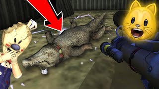 I KILLED RODS CROCODILE  Ice Scream 3 [upl. by Adnorahs75]