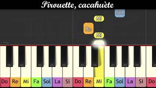 Piano pour enfants  Pirouette cacahuète [upl. by Eirffej765]