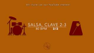 Metronome Salsa clave 23 80bpm 22 [upl. by Seif332]