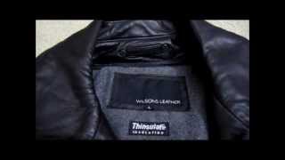 Wilson Leather lamb hipster Mens Leather Jacket with thinsulate Review [upl. by Jeddy]