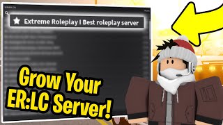 HOW TO grow your ERLC Private server  Liberty County Tutorial Roblox [upl. by Mirth]