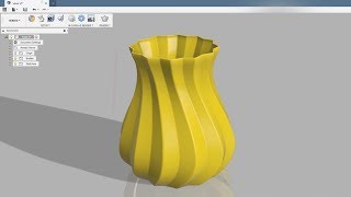 Fusion 360  Vase [upl. by Nicolina]