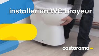 Installer un WC broyeur Castorama [upl. by Gayn]