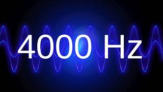 4000 Hz clean pure sine wave TEST TONE 4 khz frequency [upl. by Sancho575]