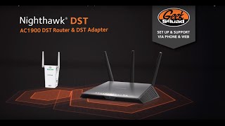 AC1900 Nighthawk® DST WiFi Router amp DST Adapter Product Tour  NETGEAR  Geek Squad [upl. by Camile]