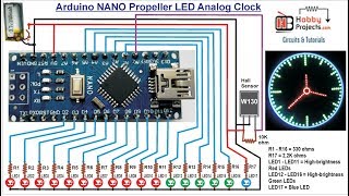 Arduino NANO Propeller LED Analog Clock [upl. by Evadnee61]