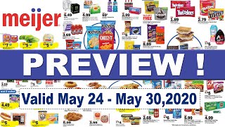 Meijer Preview Weekly Ad  Meijer Weekly Ad May 242020  Meijer Grocery One By One Ad [upl. by Dayir]