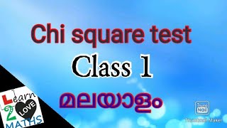 Chi square test  Definition amp procedure for testing goodness of fit malayalam [upl. by Kazim258]