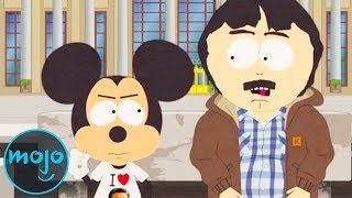 Top 10 Times South Park Made Fun of Disney [upl. by Kalfas]