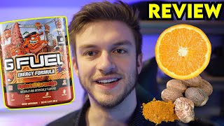 GFUEL Spiced Orange Energy Formula Review [upl. by Rasla524]