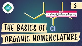 The Basics of Organic Nomenclature Crash Course Organic Chemistry 2 [upl. by Inaj]