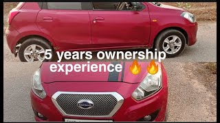 Datsun go Review  5 years ownership experience  Drive with kunal [upl. by Rehpotsihc]