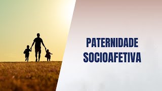 Paternidade socioafetiva [upl. by Acilef]