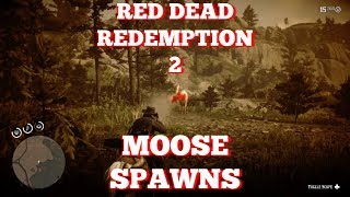 RDR2 MOOSE LOCATIONS [upl. by Christi]