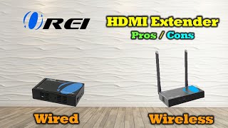 Wireless and Wired HDMI Extender Long Distance Comparison  Best Way to Send HDMI Signal [upl. by Merchant281]