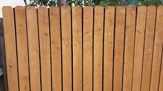 Cover Gap on Wood Fence [upl. by Griffie783]