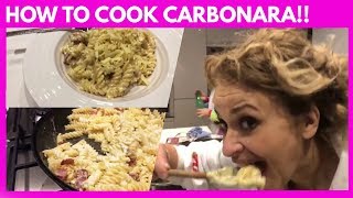 Friday Nights How To Cook Carbonara  Nadia Sawalha amp Family Cooking Live [upl. by Asit57]