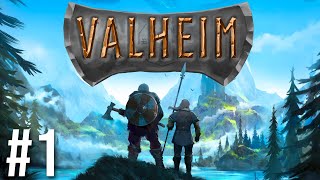 VALHEIM Gameplay – Viking RPG Survival Game – Part 1 Walkthrough Guide Review [upl. by Melisandra]