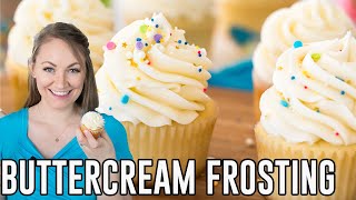 How to Make Vanilla Buttercream Frosting [upl. by Carrel]