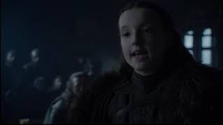 Lady Mormont Confronts Jon Snow 1080 HD [upl. by Sonstrom]