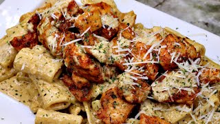 Creamy Pesto Chicken Pasta Recipe  30 Minute Meal [upl. by Aerdnu]