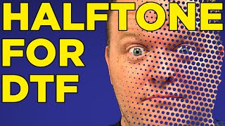 Halftone for DTF  Photoshop Tutorial [upl. by Nylirek]