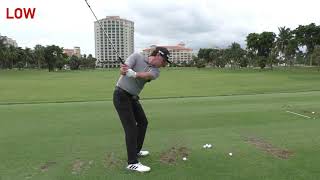 Stack and Tilt Golf Swing Demonstration  Draw  Fade  Low  High  Max Power [upl. by Samtsirhc655]