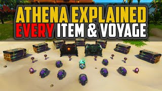 Sea of Thieves Athena Explained EVERY Item amp Voyage [upl. by Beberg]