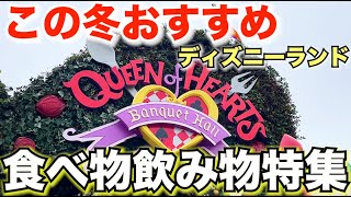 2023冬おすすめ！ディズニーランドのクリスマス食べ物飲み物特集 [upl. by Nosredna]